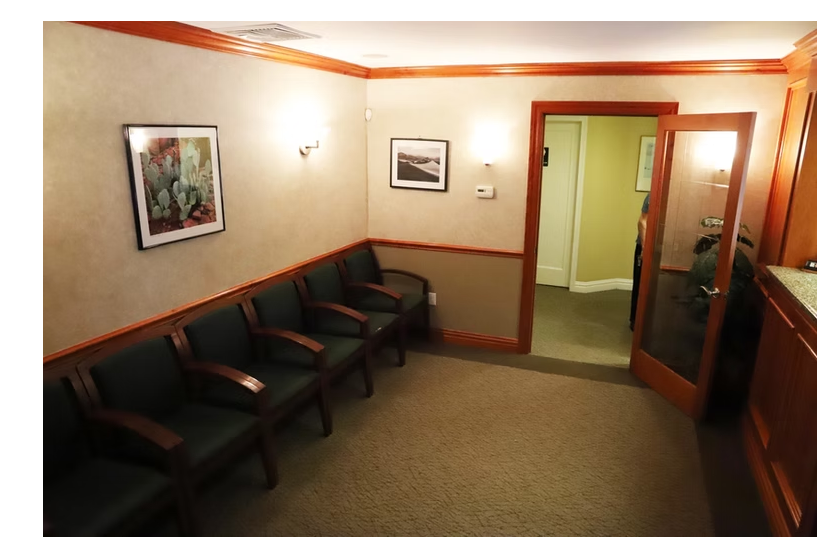 Comfortable Waiting Area at Briarcliff Smile Design